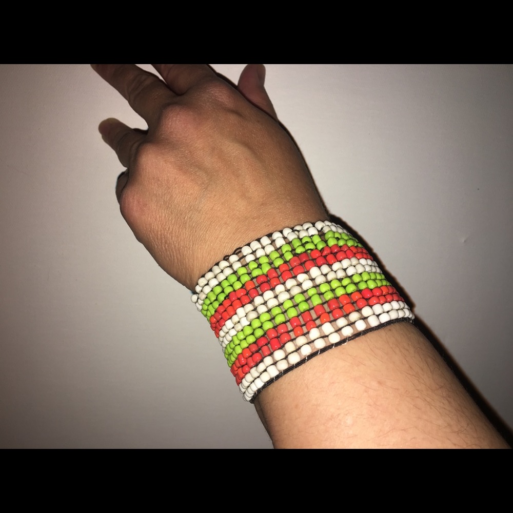 Beaded Rasta Bracelet - Picture 5 of 5